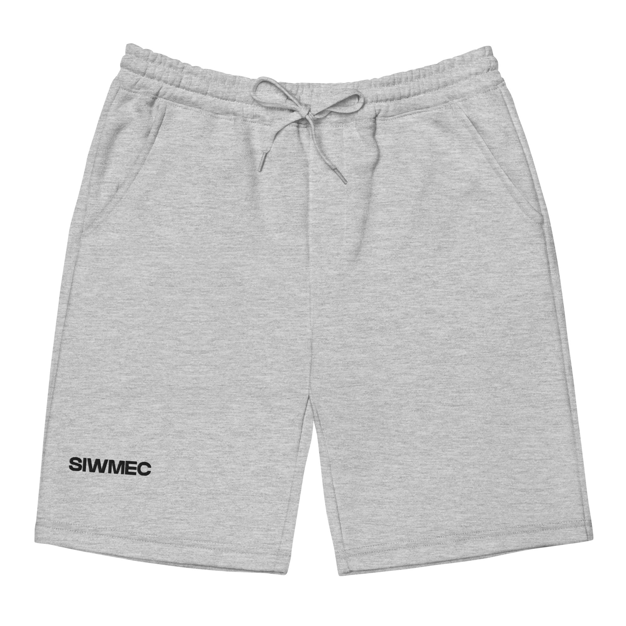 Grey Embroidered "SIWMEC" Shorts