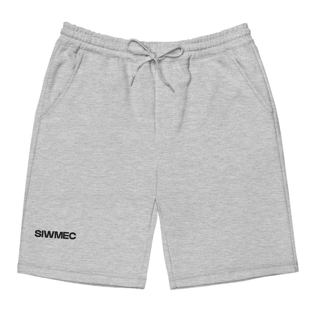 Grey Embroidered "SIWMEC" Shorts