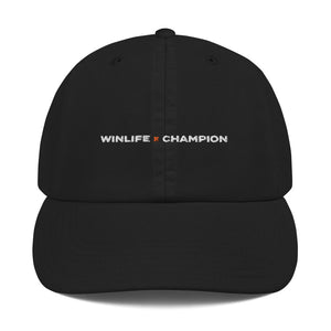 Black Winlife × Champion Dad Cap