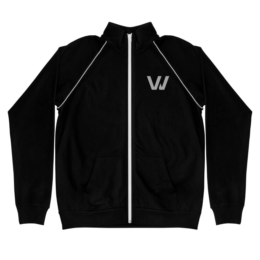 Classic Embroidered "W" Piped Fleece Jacket