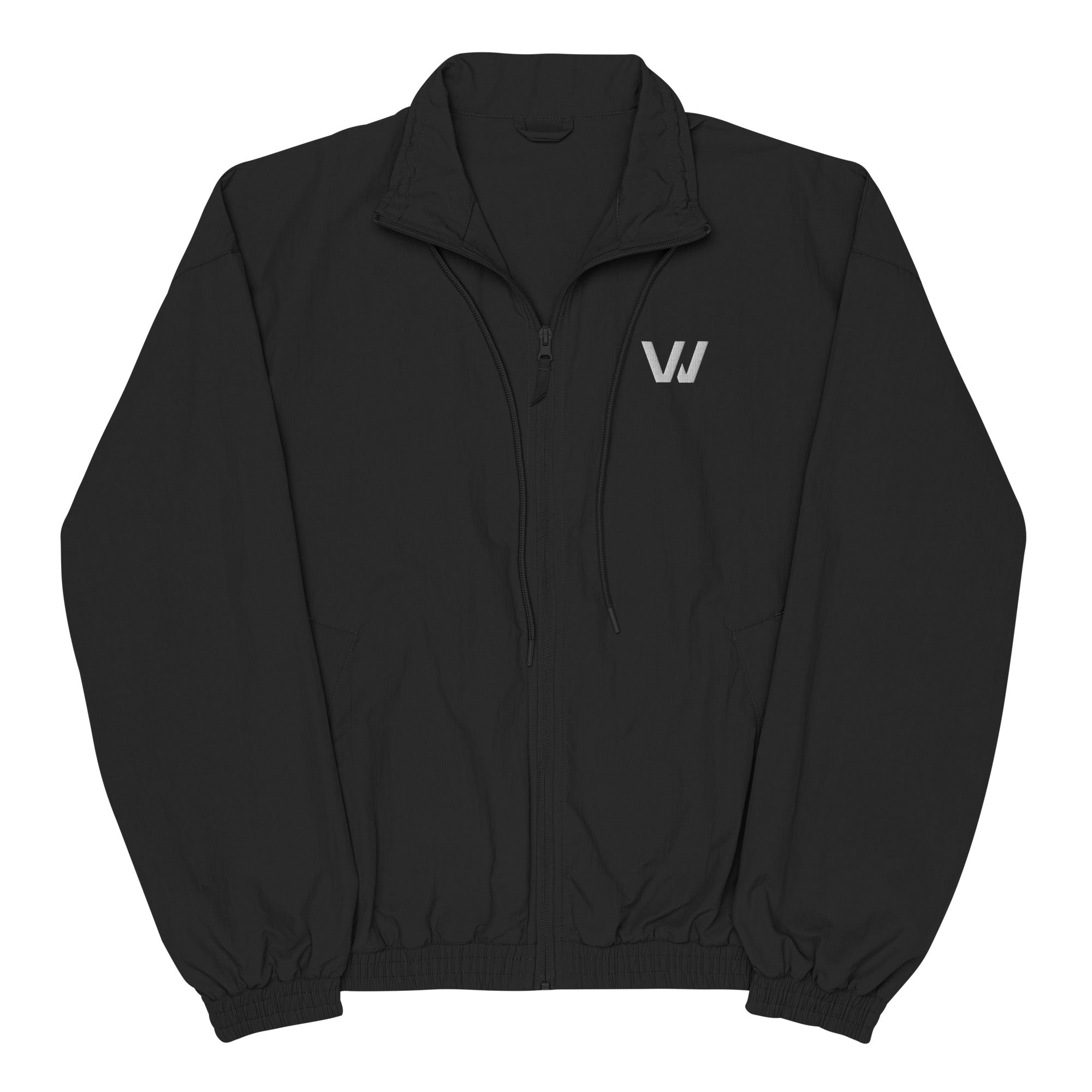 Black Classic Embroidered "W" Tracksuit Jacket