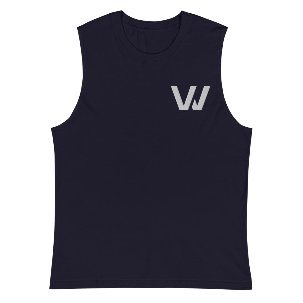 Classic Embroidered "W" Sleeveless T-Shirt